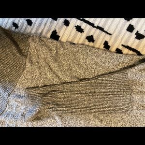 Grey Pink Lily Oversized Sweater